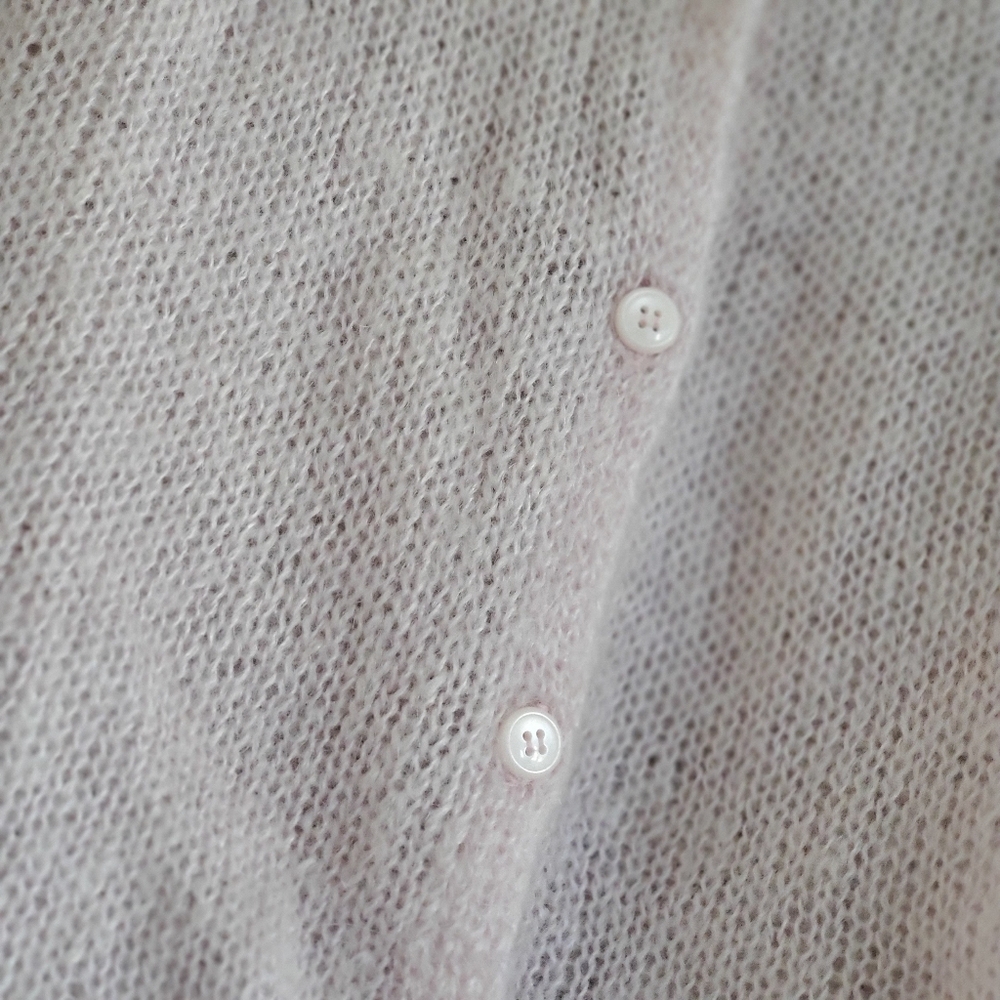 DIVIDED by H&M PINK MOHAIR CARDIGAN EUC SIZE 8 - Picture 4 of 16